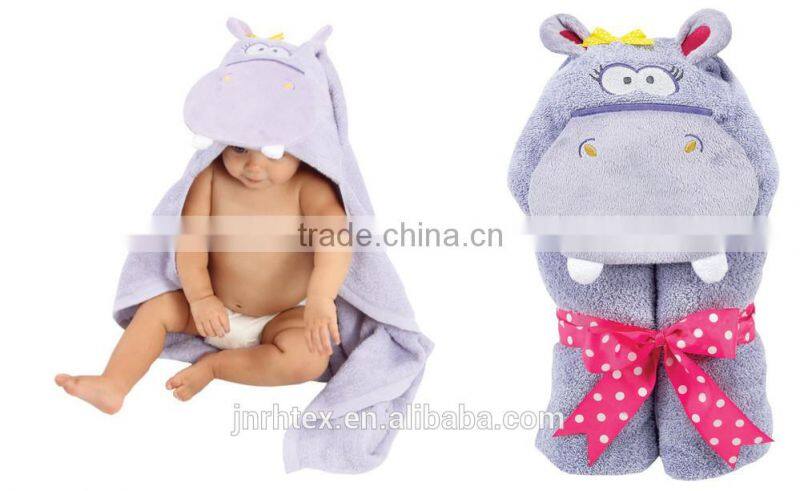 Wholesale hooded baby bath towel clothes