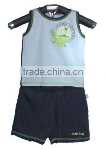 printed fashion sport suits for boys