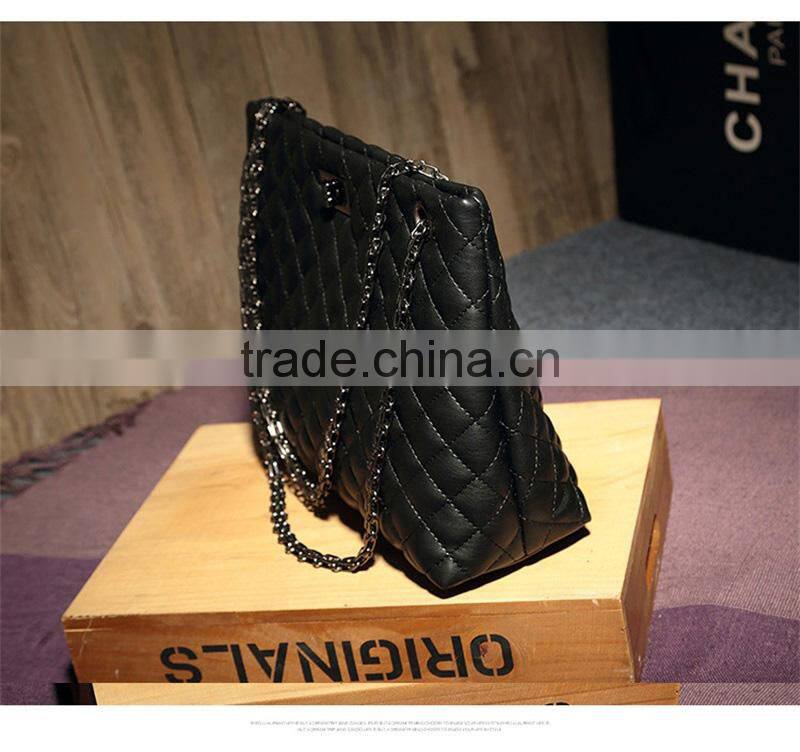High Quality China Supplier Lady Single -Shoudler Messenger Bags Rhomboids Crossbody Chain Bag