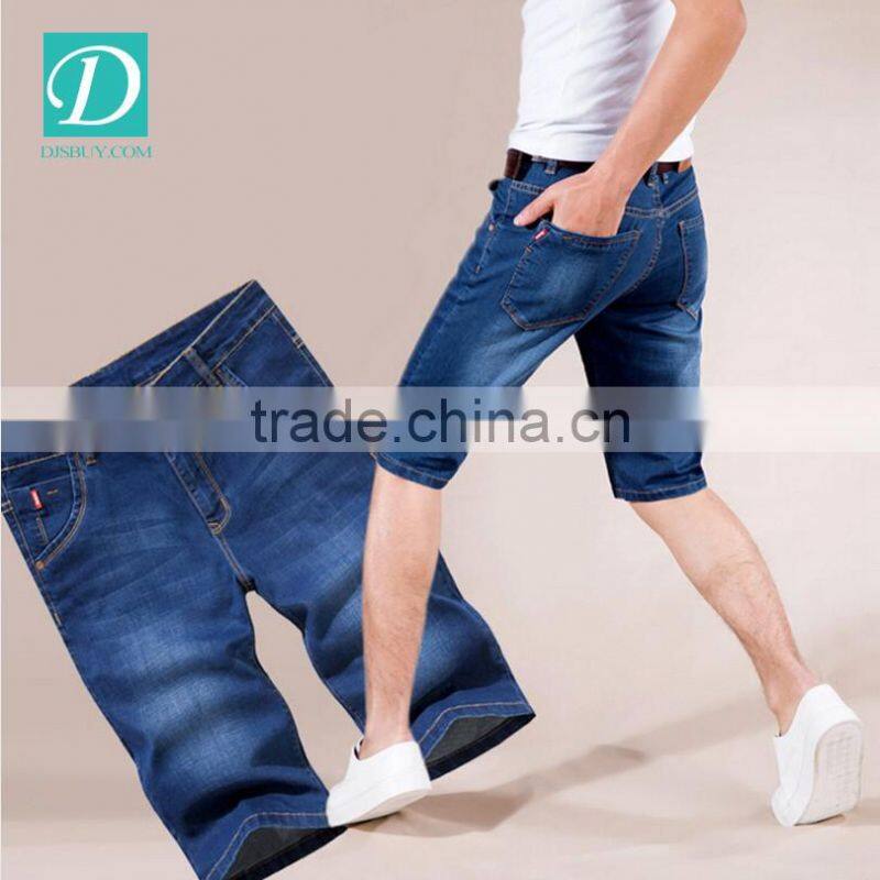 2016 cotton shorts men new short jeans with good elasticity