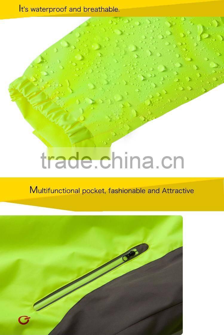 Outdoor safety LED long sleeve cycling jersey