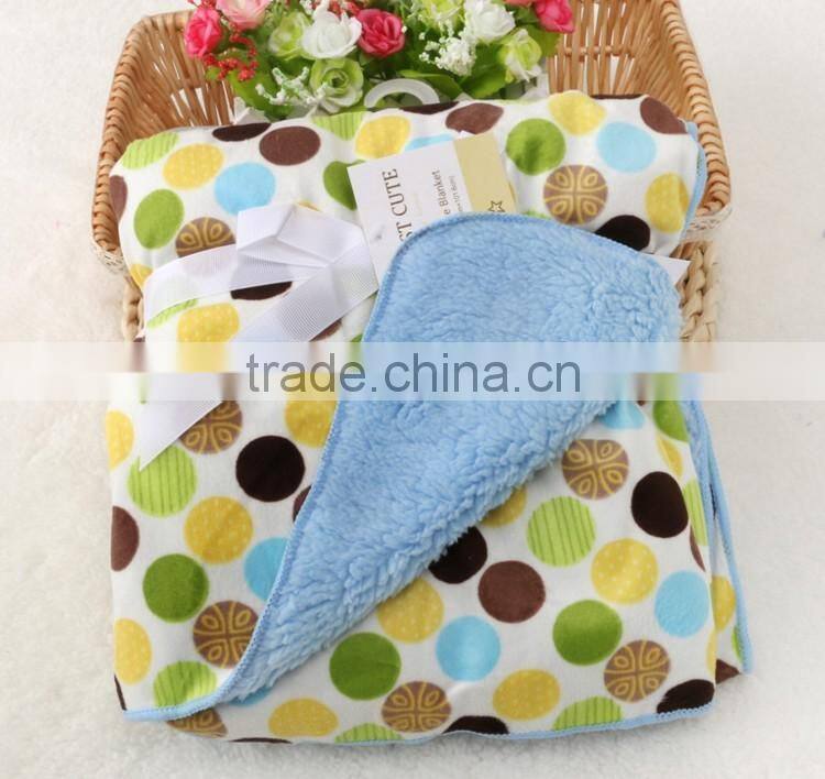 Hot sale fleeces Spring & Autumn baby blanket