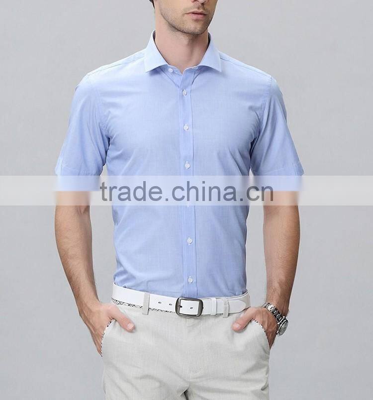 Wholesale slim fit t shirt for men light blue t shirt