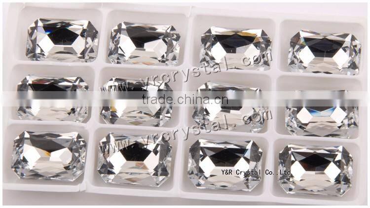 4627 Octagon Crystal 18*25mm Crystal Color Jewelry Stones