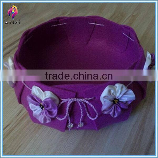 custom DIY Gift Basket,Flower Basket,Felt Basket
