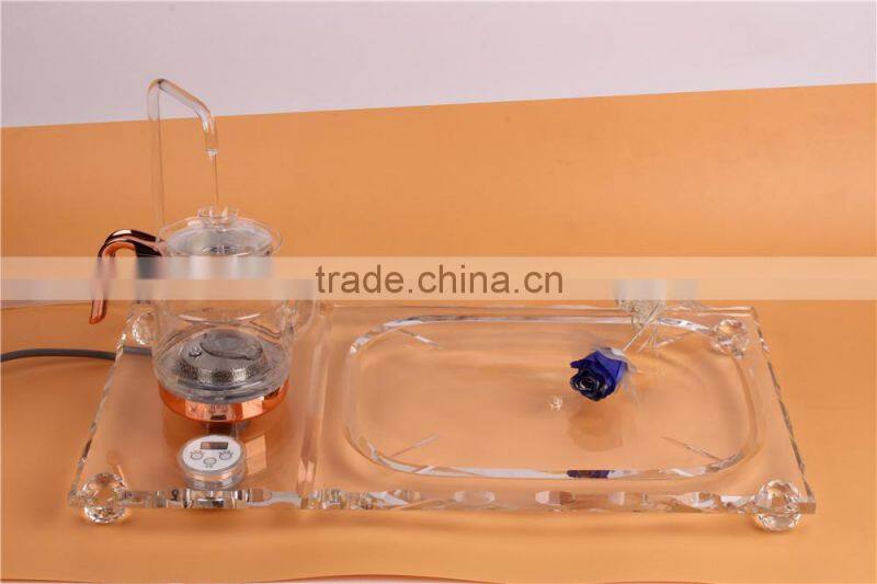 tea set made by crystal