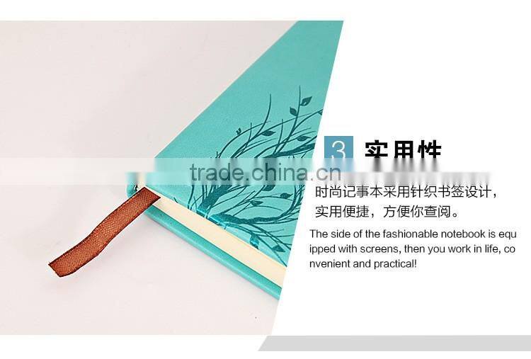 wholesale A6 PU cover custom printing logo office business notebook