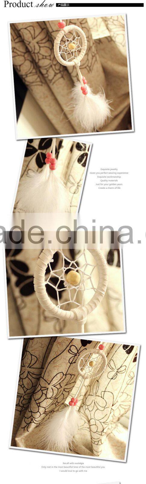 Mini dream catcher handmade ornament for car or house decoration creative artware