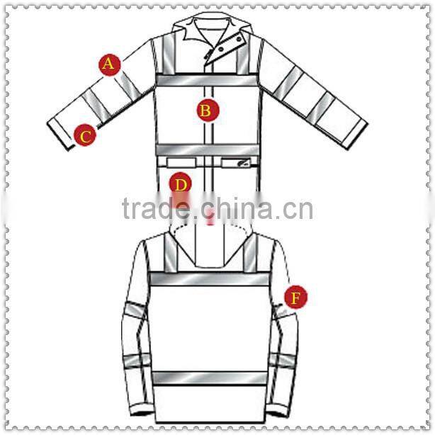 Waterproof Uniform FR Rainwear Hi-Vis Windproof Jacket