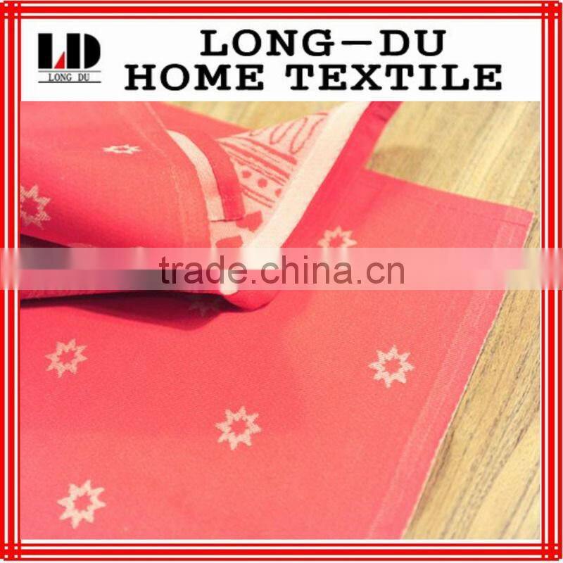 fashion design plain printed cotton tea/kitchen towel