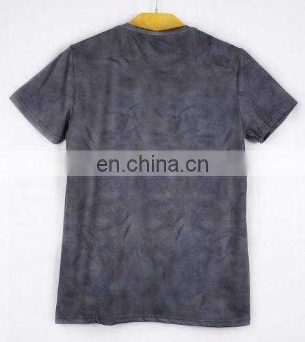 Mens Summer Clothing 3D Animal Print Round Top T-Shirt Graphic Casual Tee Blouse
