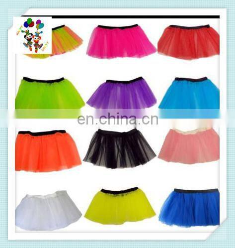 80S Fancy Dress Hen Night Costume Neon Colors Sexy Tutu Skirts HPC-0930