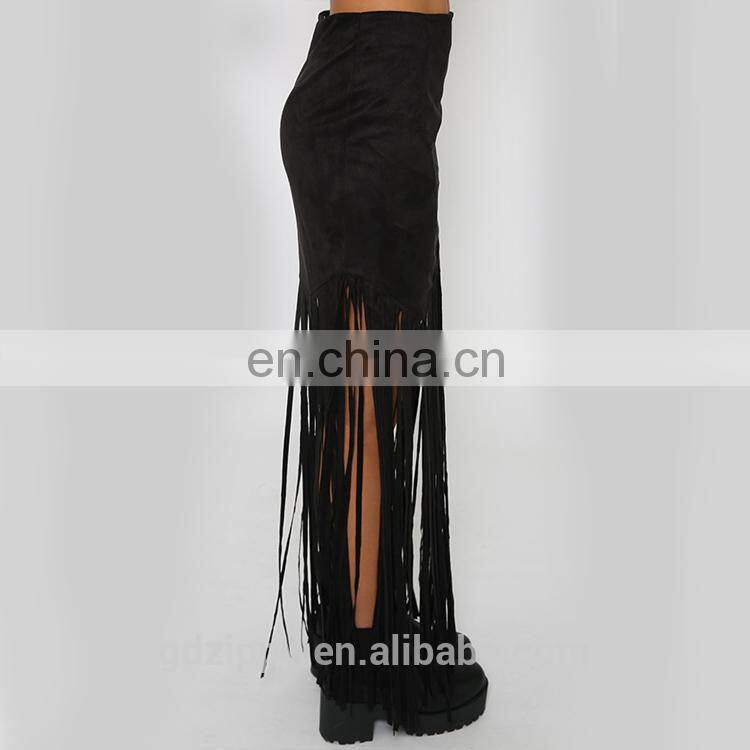 2015 new design clothes for women women skirt with tassels
