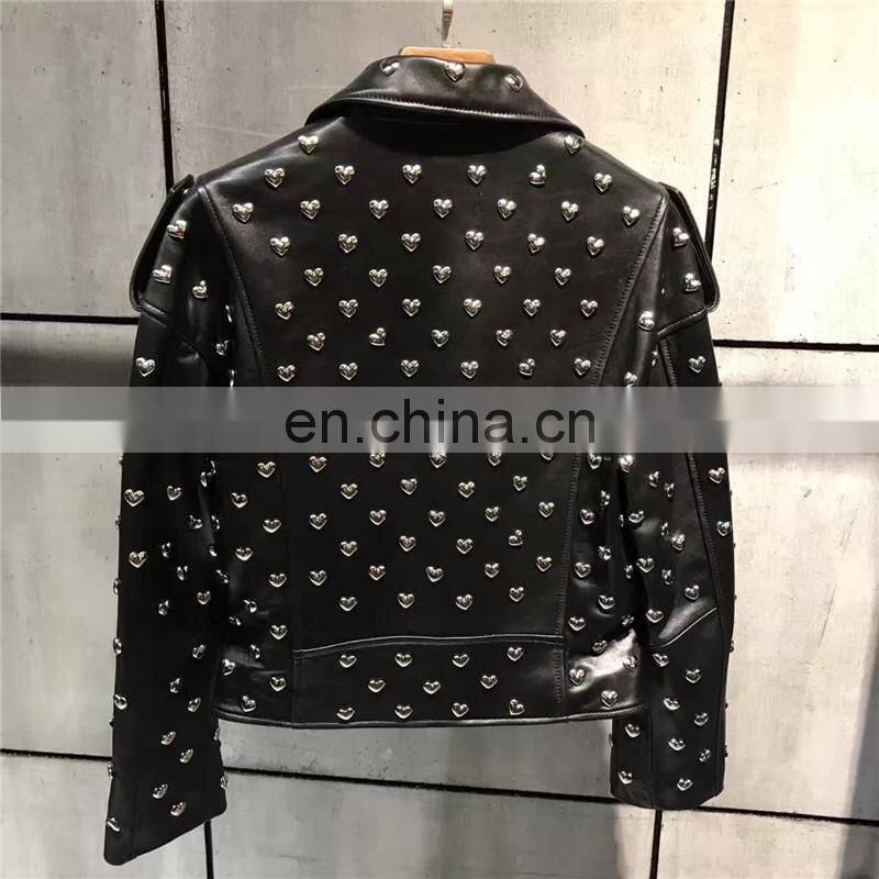 2017 Real Leather Jackets Wholesale Women Fashion Sheepskin Jackets for Ladies