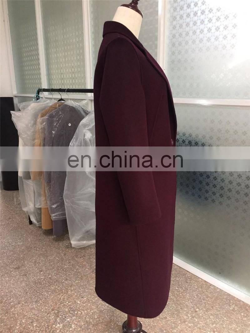 Korean Style New Fashion Wool Coat Winter Long Style Coat Wool Coat Women