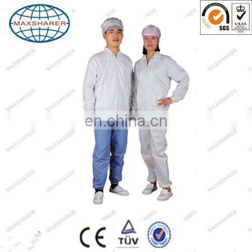 Cheap price electronic factory garment antistatic esd cleanroom esd standard 3/4 clothes