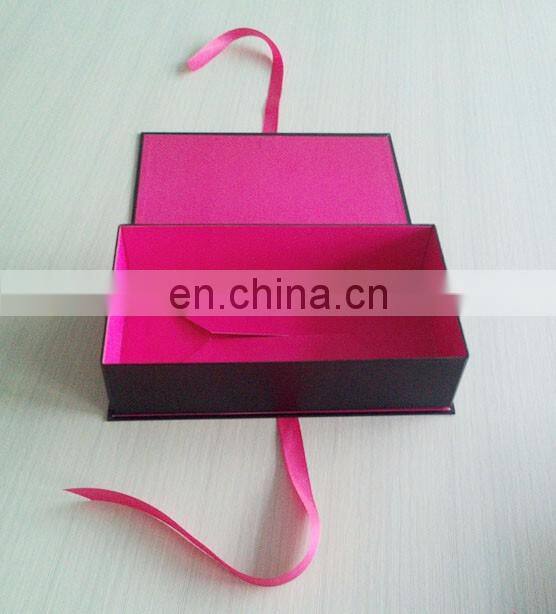 2017 Alibaba hot sale custom size and logo folding packing box