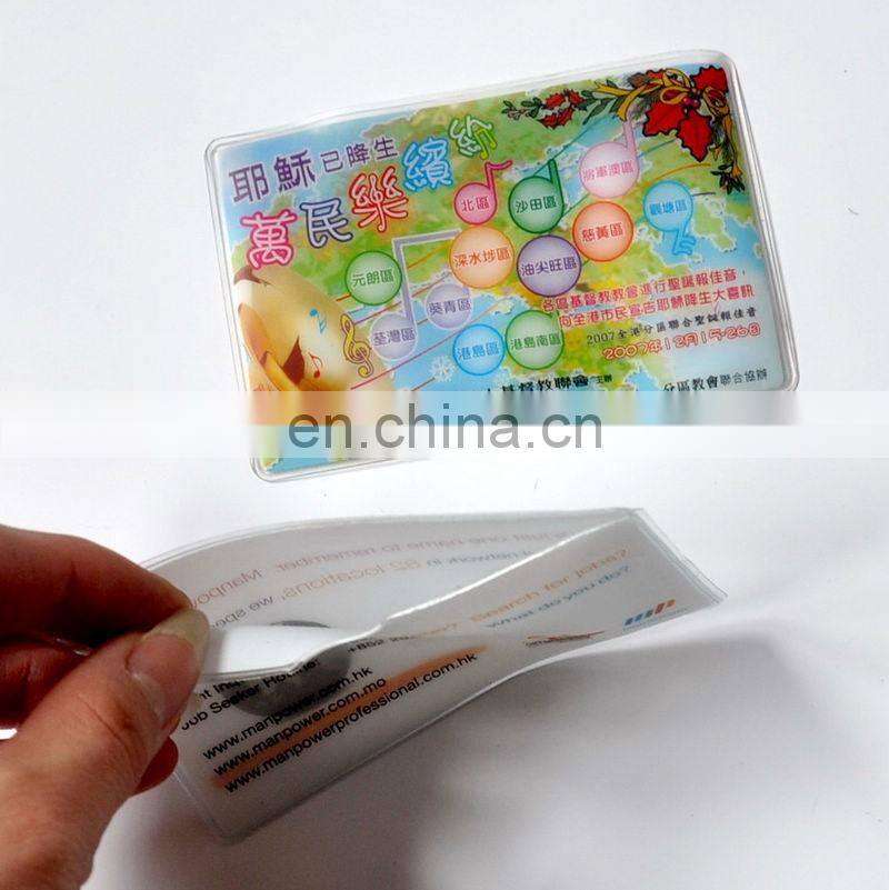 New products customized logo and shaped PVC card holder for sale