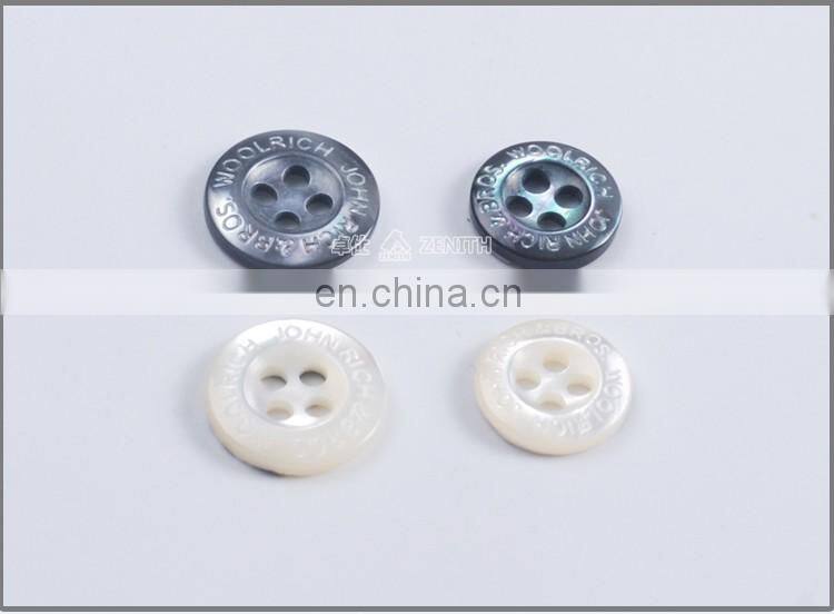 Quality Engraved Logo Shirt Trocas Button BN80062