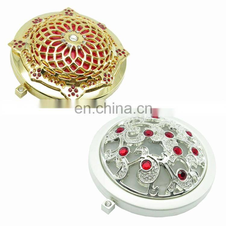 Wholesale metal rose gold makeup mirror