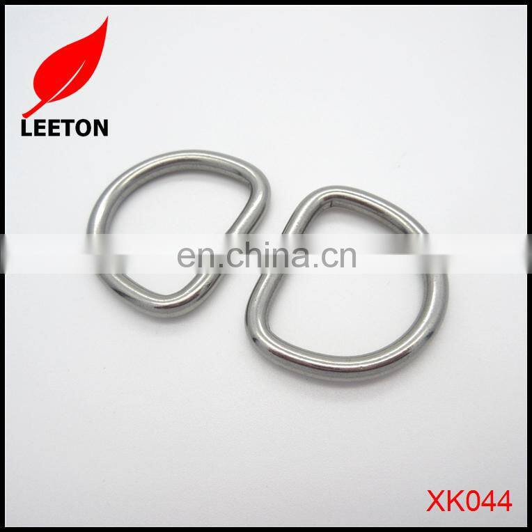 Factory supply Stainless steel welded D ring bag buckle