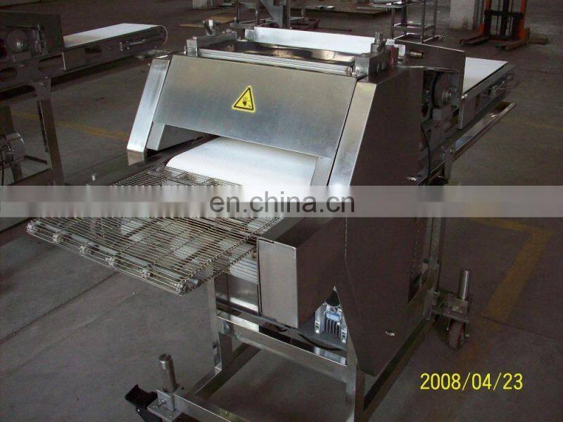 Super quality wholesale chicken meat flatten machine for chicken nuggets
