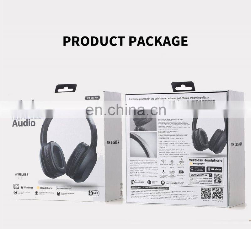 Retractable Headband High Definition Dual Using Wired/ Wireless Bluetooth Headphone