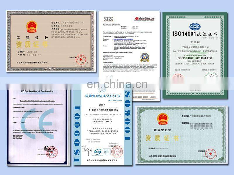 laboratory furniture vertical laminar flow hood/clean bench with uv lamp