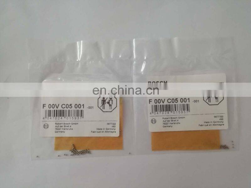 Beifang common rail injector repair kits steel ball F00VC05001