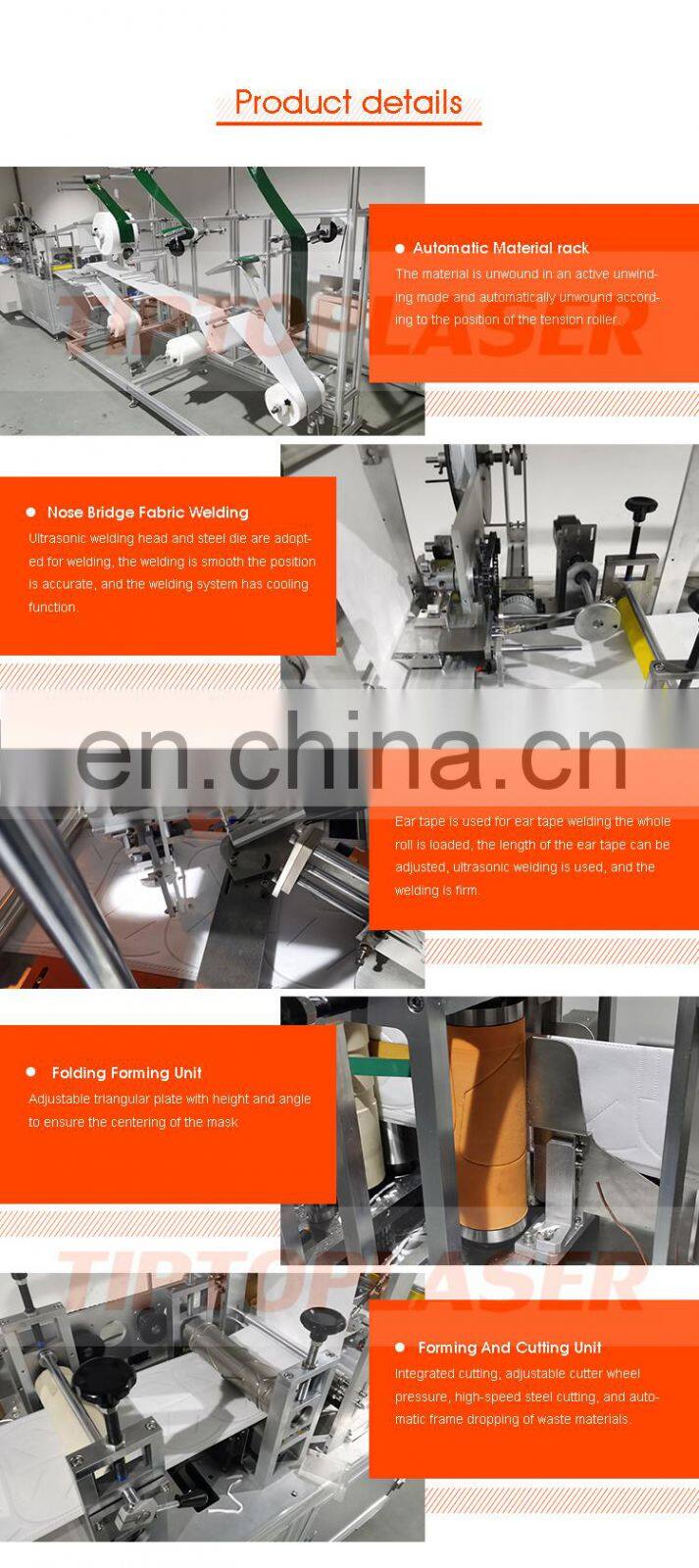 Best service auto kn95 mask machine kn95 machinery n95 mask price