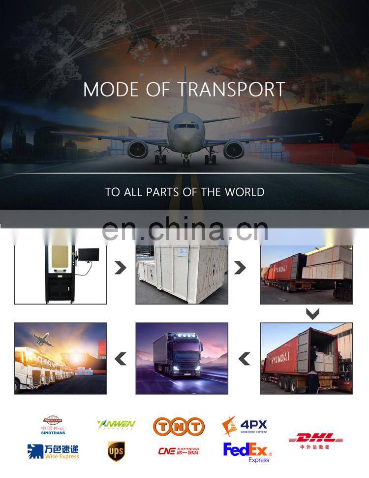 Fully enclosed laser marking machine for cookware