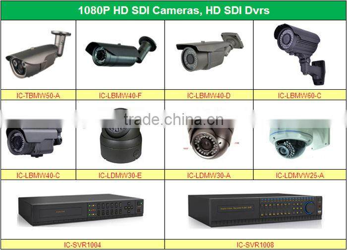 Varifocal 2.8-12mm IR Outdoor 2MP 1080P HD SDI Camera IC-TBMW50-ASD