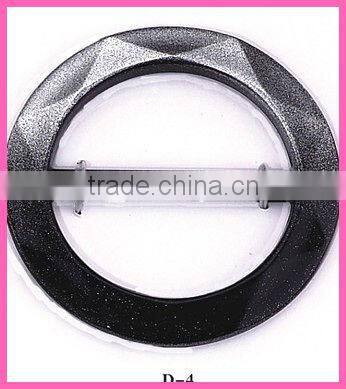 round garment plastic belt buckle