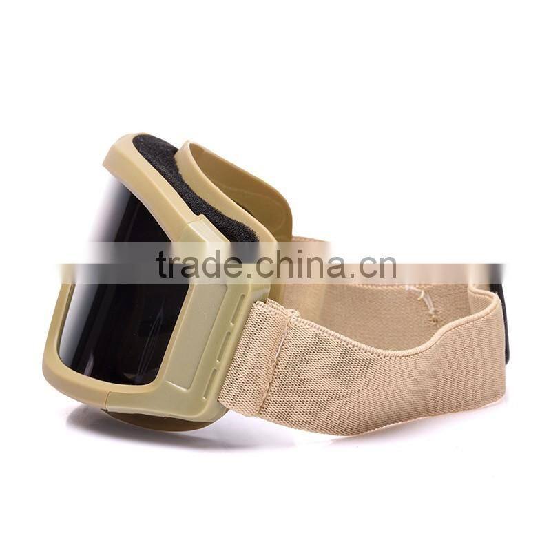 HD Vision Military Shooting Safety Goggles Replacement Lenses TPU Frame Army Dust Goggles