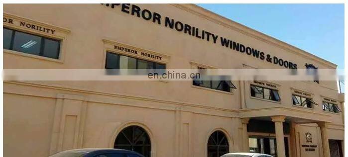 Apex building material sliding double glazed aluminum frame 3 track windows