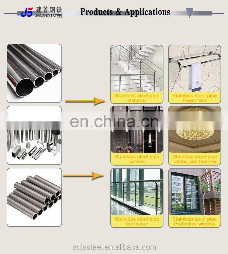Round Welded and seamless ss pipe/tubes 201 202 304 304l 316 316l stainless steel pipe/tube