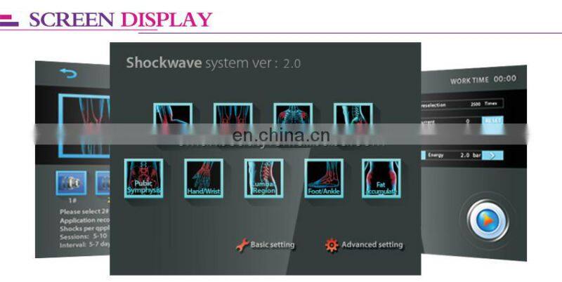 Sales shock wave body pain therapy machine/shock wave machine for body pain relief bl-sw6
