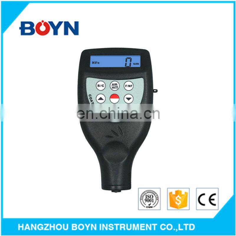 CM Series magnetic induction&eddy current mini digital paint coating thickness gauge
