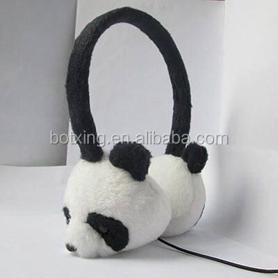Panda shape earmuff headphones for kids