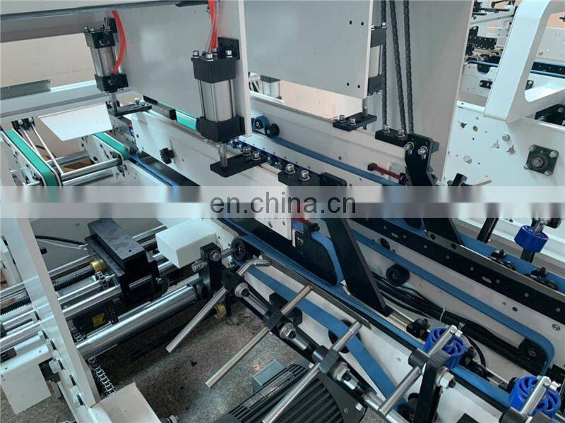 UFG800B Automatic Anti-heat Hot Coffee Insulated Paper Cup Carton Sleeve Fan Folder Gluer Making Machine