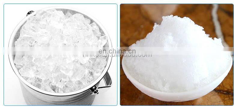Quality applicable small ice cube commerical ice shaving machine