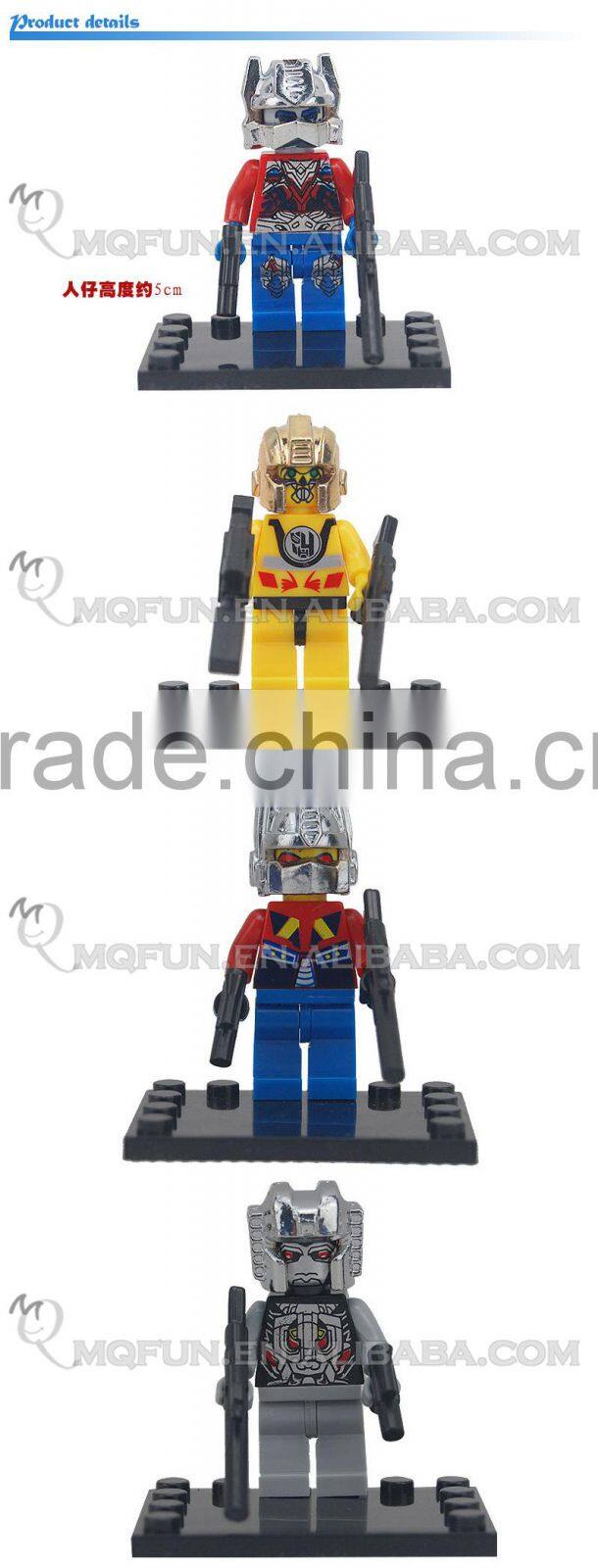 Mini Qute LEBQ 8pcs/set Marvel Avenger boys change Robot super hero boys building block action figures educational toy