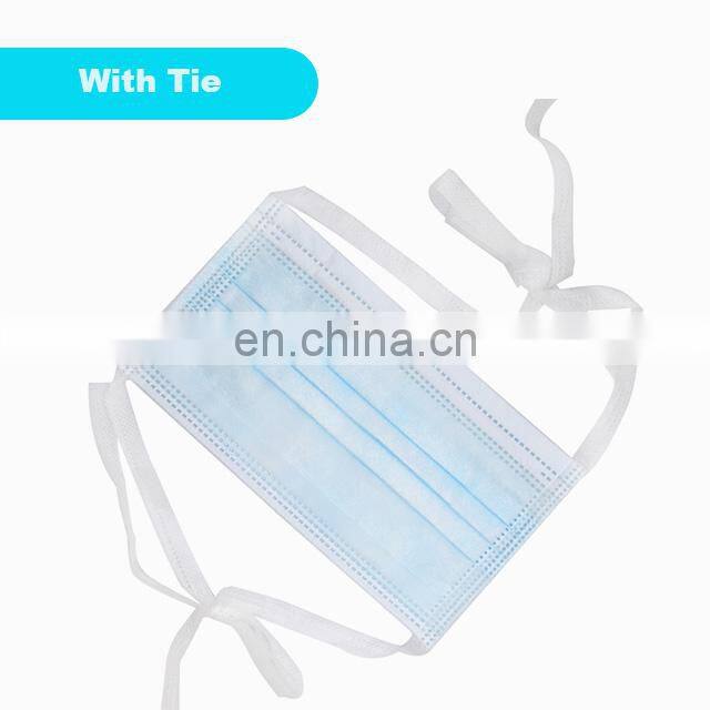 factory 3ply non-woven disposable medical face mask with ear loop