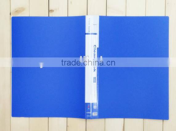 Waterproof PP office stationery hard cover display book