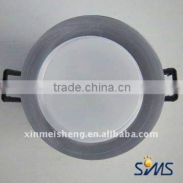 3W led rgb down light round ABS external electrical source