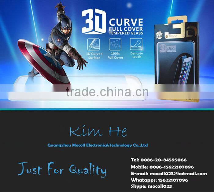 Latest Chinese prodcut MOCOll Brand universal anti shock for oneplus one 2.5D tempered glass screen protector