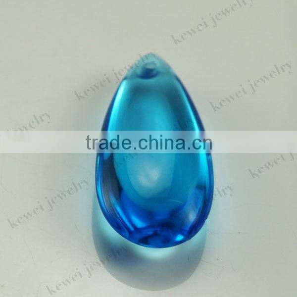 Bulk Buy From China AAAAA Grade Pear Shape Blue 6*14mm Punched Beads