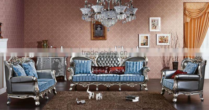 solid wood with hand crave classical sofa luxury