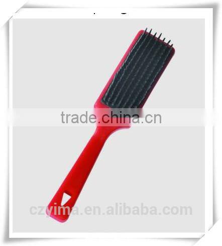 horse body brush with rainbow handle