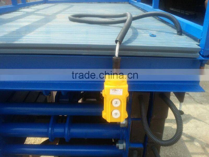 12m vertical hydraulic mini scissor aerial lifter/tower scissor lift